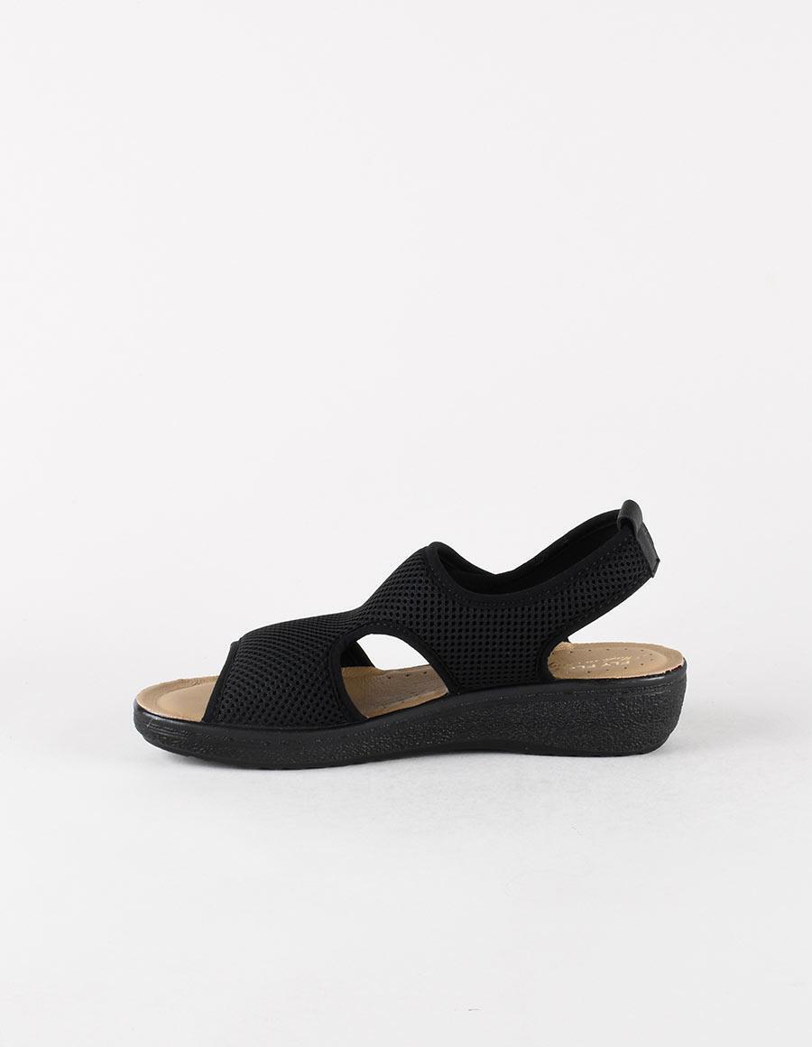 Sandali da donna Fly Flot allacciatura a strappo Nero