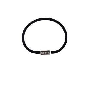 Bracciale fc juventus silicone con piastrina in metallo