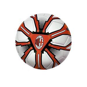 Pallone calcio compatibile con milan cuoio misura 5