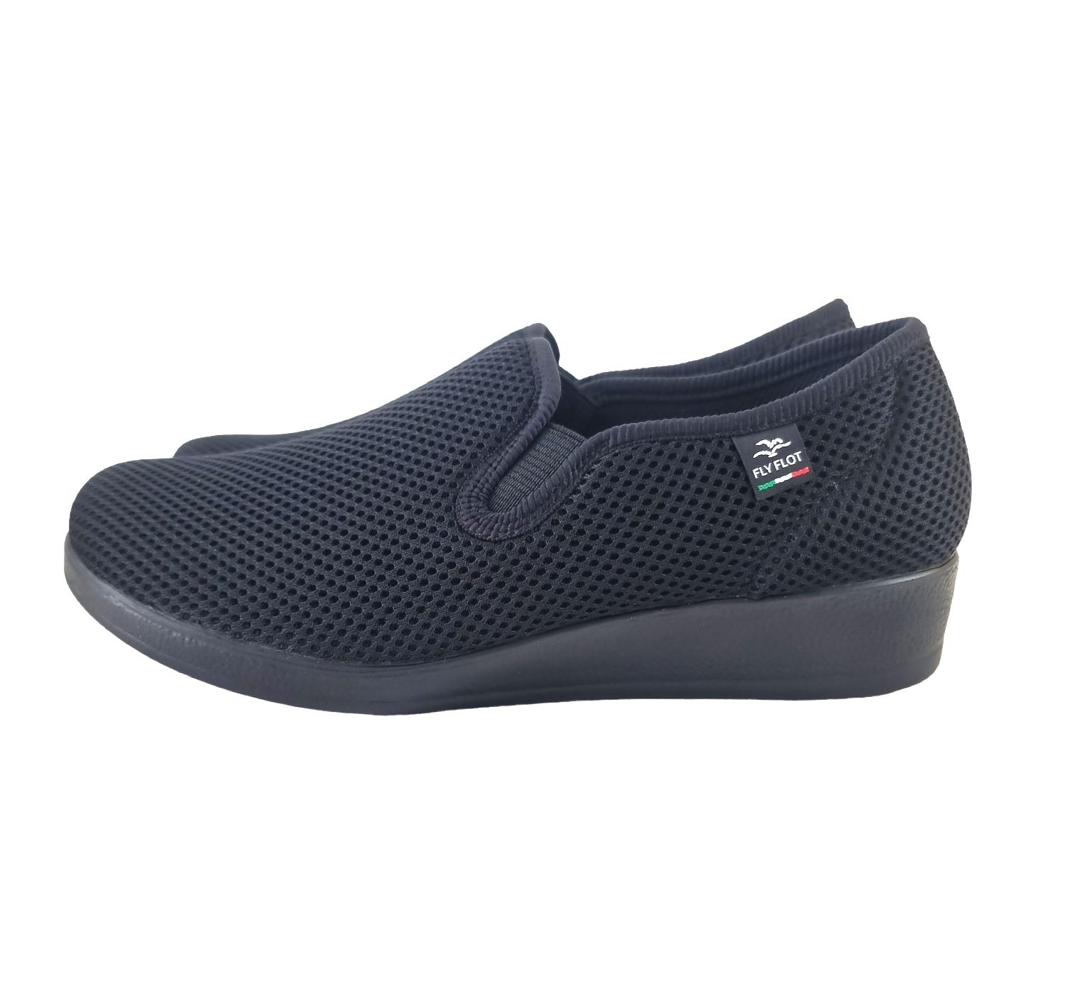 Pantofole chiuse donna Fly Flot in rete elastica 