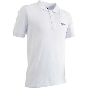 Polo fc juventus uomo cotone bianco con scritta