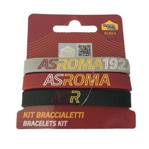 Tris bracciali as roma silicone adulto