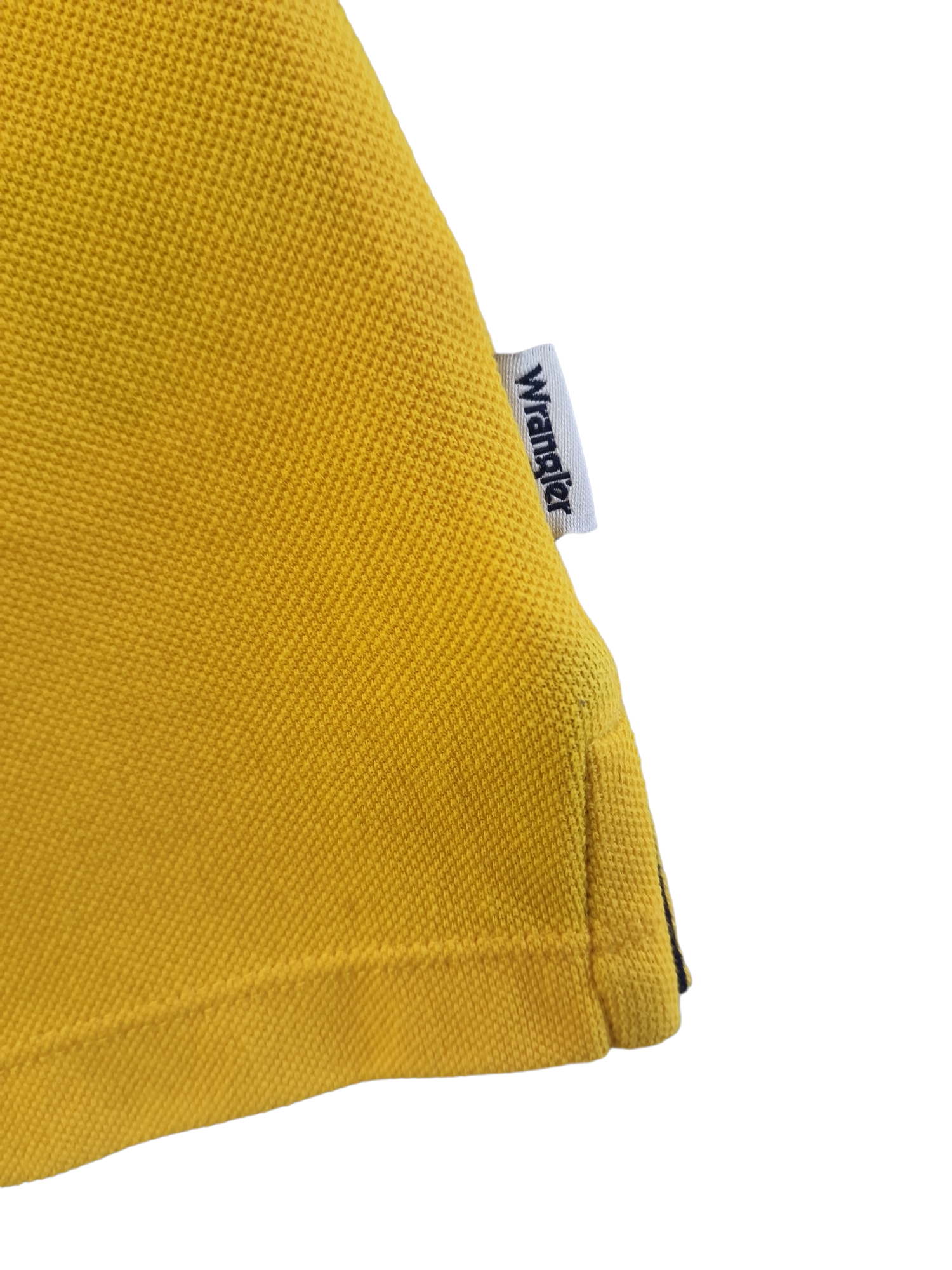 Polo da uomo Wrangler estiva in cotone giallo