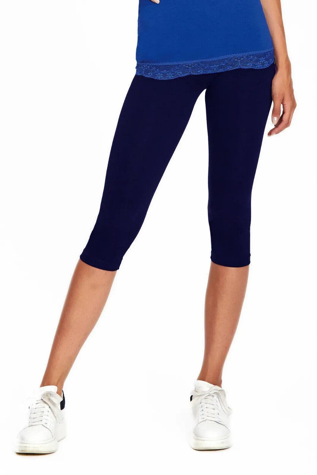 Leggings Rossoporpora pinocchietto blu