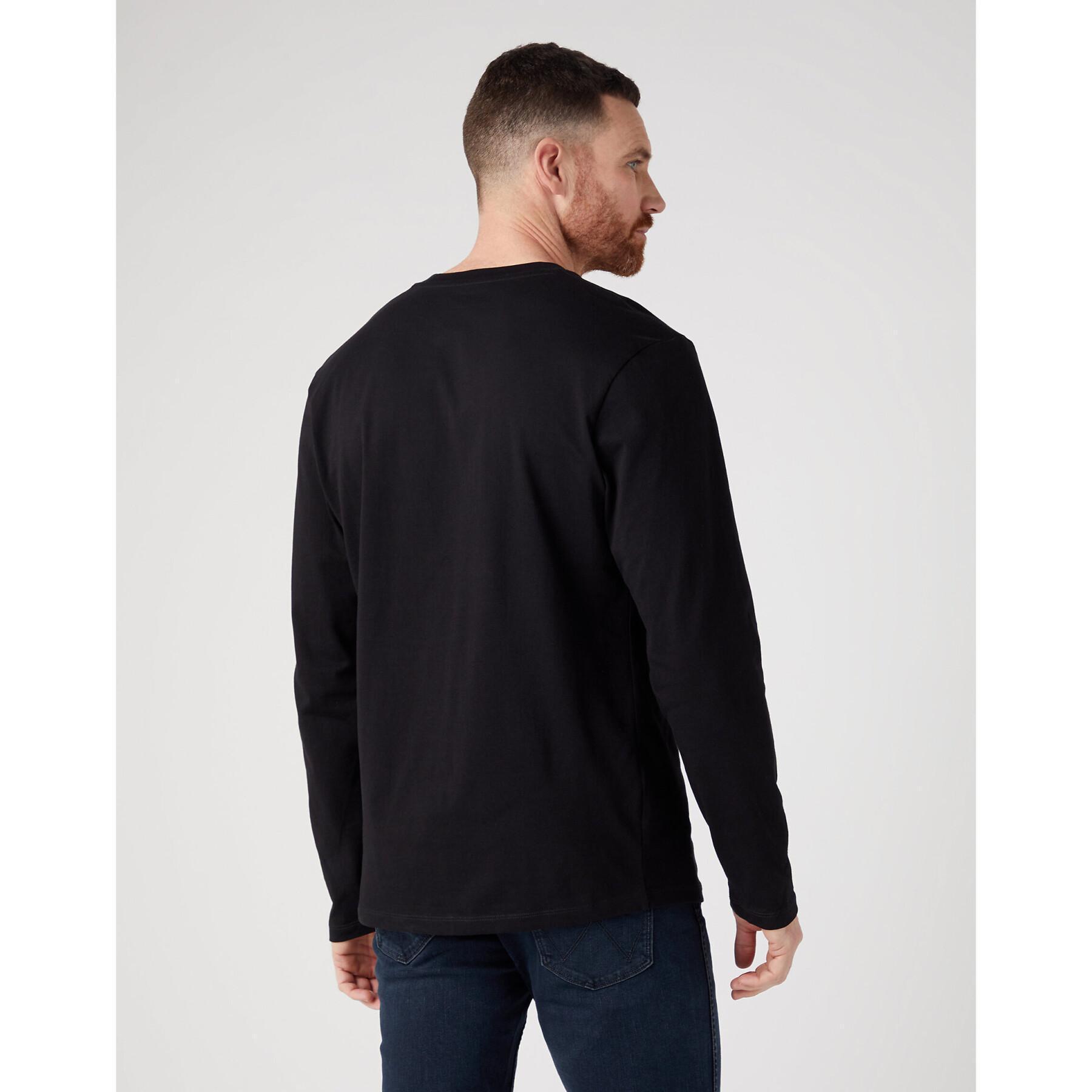 Maglia manica lunga uomo Wrangler nera