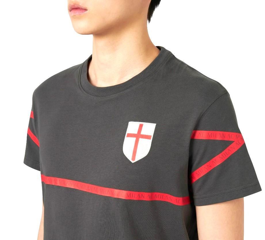 Offer per Milan T-shirt uomo grigio