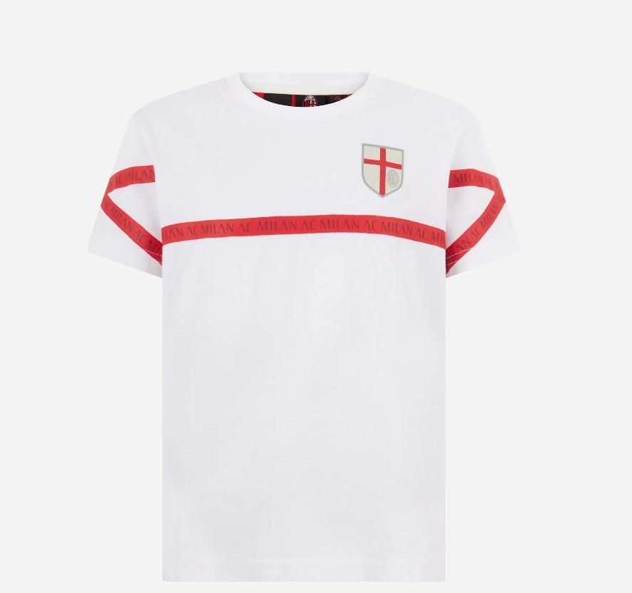 T-shirt da bambino AC Milan bianco