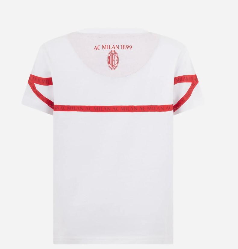 T-shirt da bambino AC Milan bianco