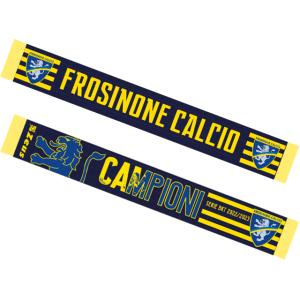 Sciarpa frosinone calcio campioni serie bkt blu