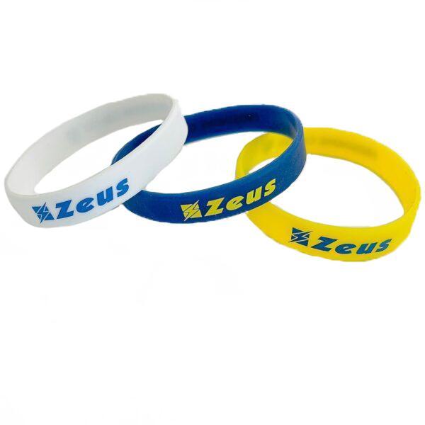 Set di 3 braccialetti Frosinone calcio in silicone giallo bianco e blu