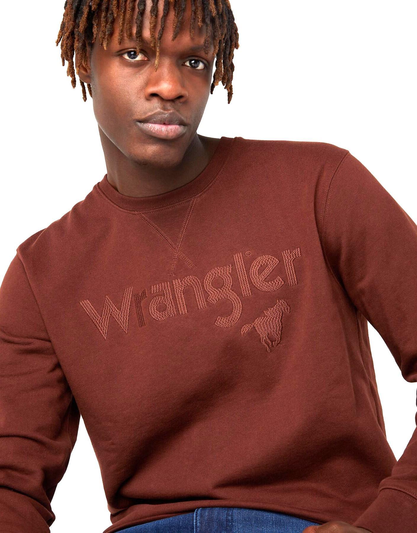 Felpa uomo Wrangler girocollo 