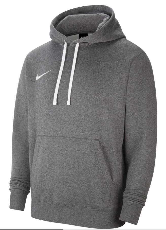 Felpa junior Nike con cappuccio grigio