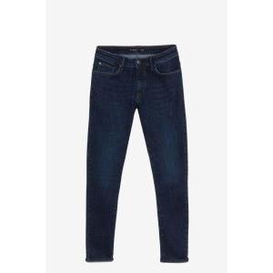 Jeans uomo skinny leggermente sabbiato blu scuro