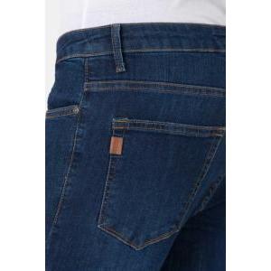 Jeans uomo skinny leggermente sabbiato blu scuro