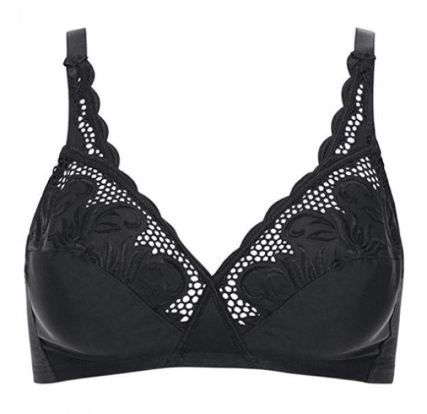 Reggiseno senza ferretto Criss Cross Modern Tricot nero