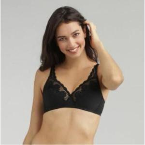 Reggiseno senza ferretto criss cross modern tricot nero