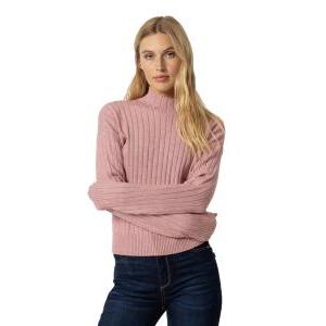 Lupetto donna costa piatta viscosa peanut_2 rosa