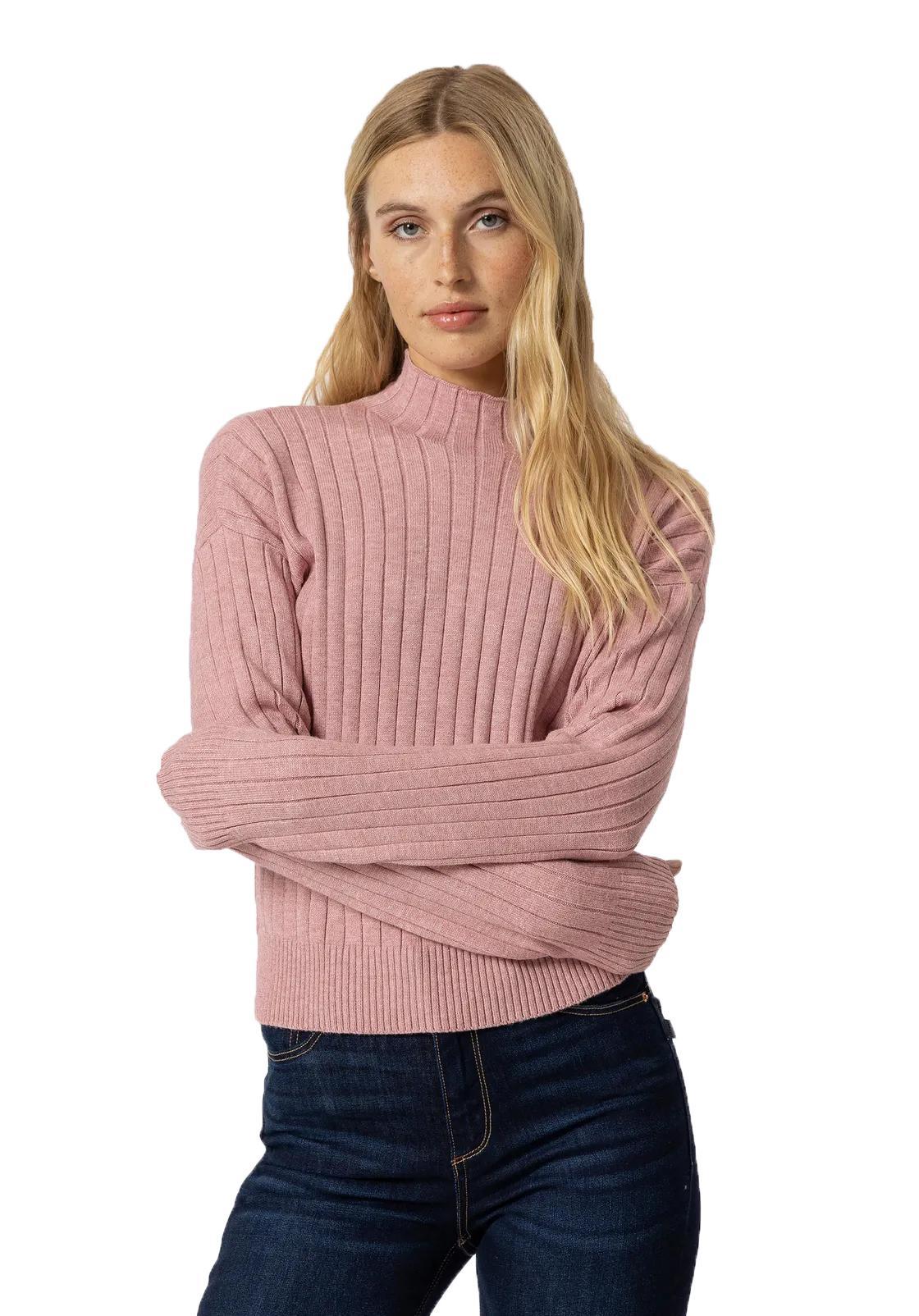 Tiffosi lupetto donna costa piatta viscosa Peanut_2 Rosa