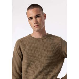 Maglione uomo cotone jacquard bair biscotto