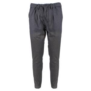 Pantalone  uomo finto panno con coulisse vita grigio