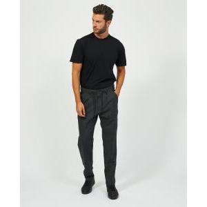 Pantalone  uomo finto panno con coulisse vita grigio