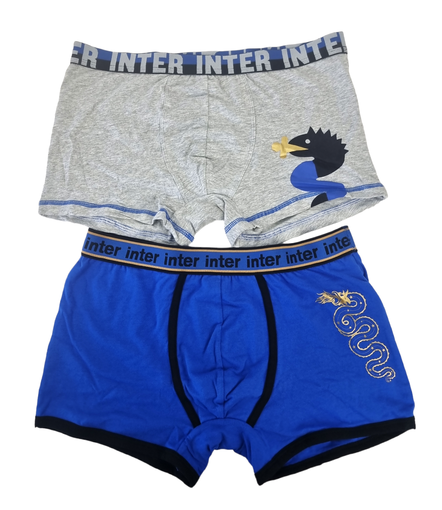 Coppia di boxer uomo compatibile con FC Inter