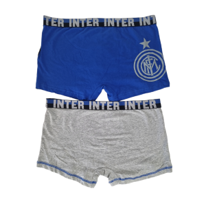 Coppia di boxer da uomo compatibile con fc inter