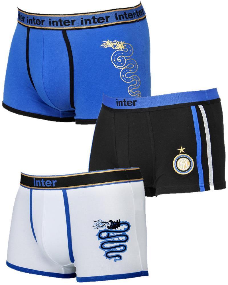 Boxer da ragazzo in cotone FC Inter tripack