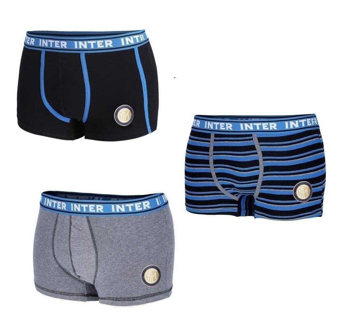 Boxer da ragazzo in cotone FC Inter tripack 