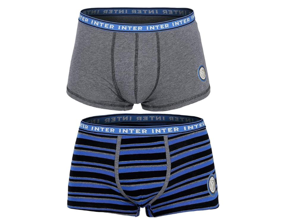 Boxer da ragazzo in cotone FC Inter bi-pack