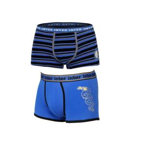 Boxer in cotone da ragazzo fc inter bi-pack