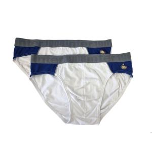 Slip da uomo in cotone fc inter bi-pack