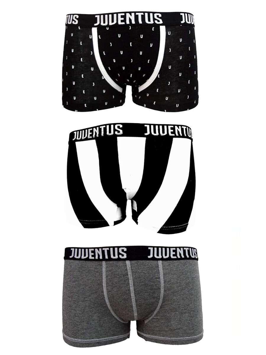 Boxer in cotone da ragazzo FC Juventus tripack