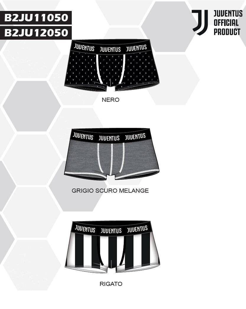 Boxer in cotone da ragazzo FC Juventus tripack