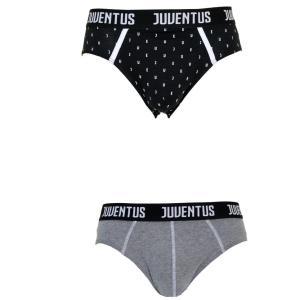 Slip da ragazzo in cotone fc juventus  bi-pack