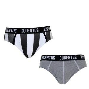 Slip da ragazzo in cotone fc juventus  bi-pack