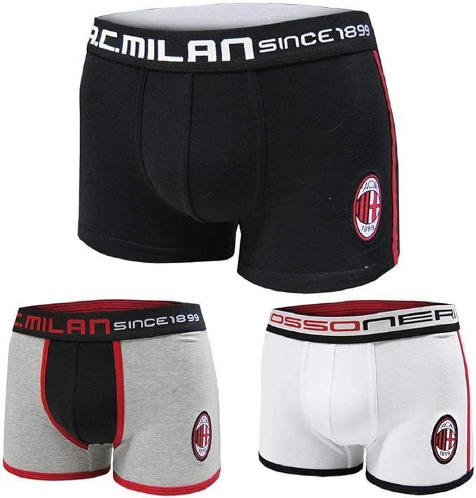 Boxer in cotone da ragazzo AC Milan tripack