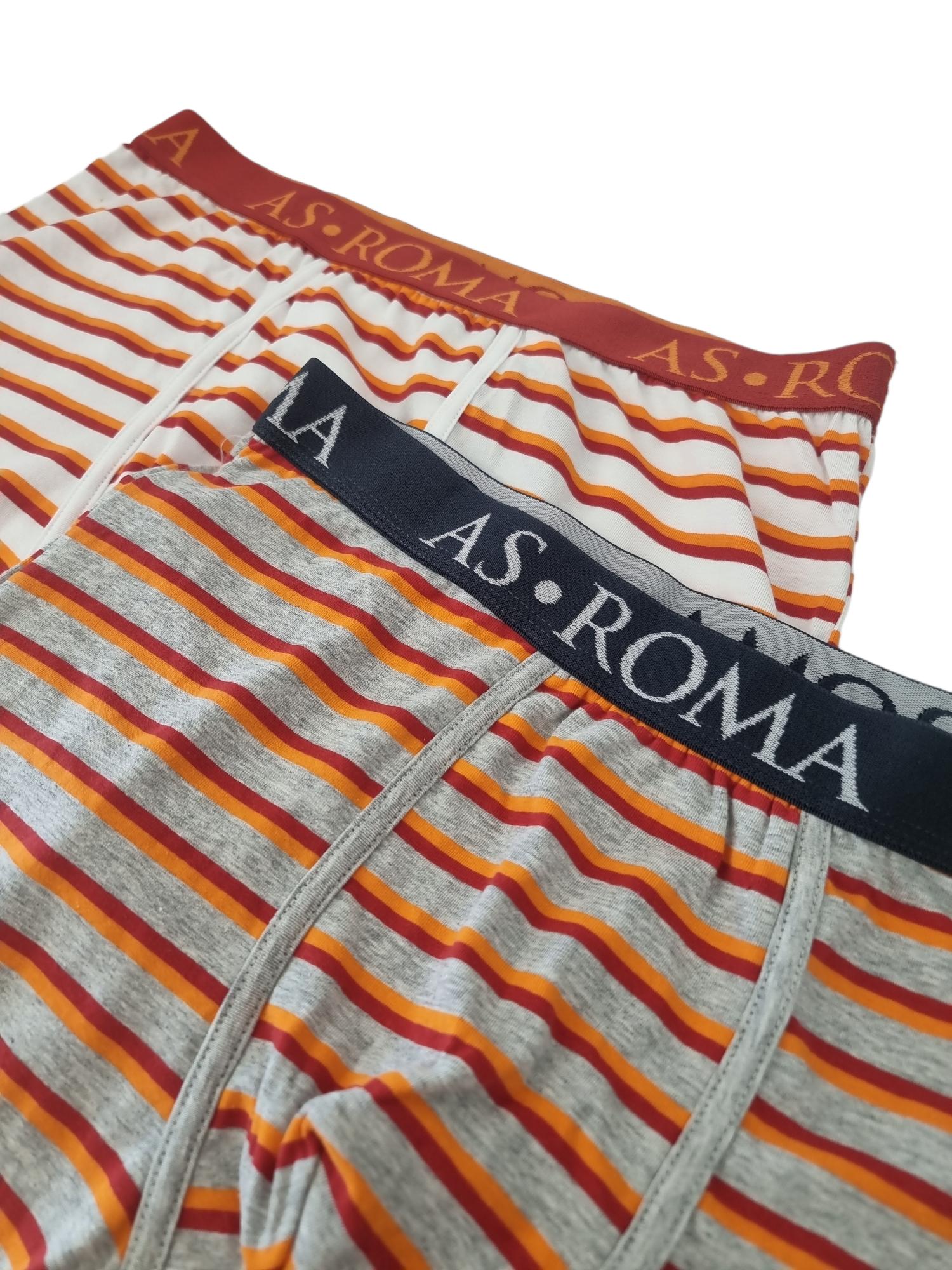 Boxer da uomo in cotone AS Roma bi-pack