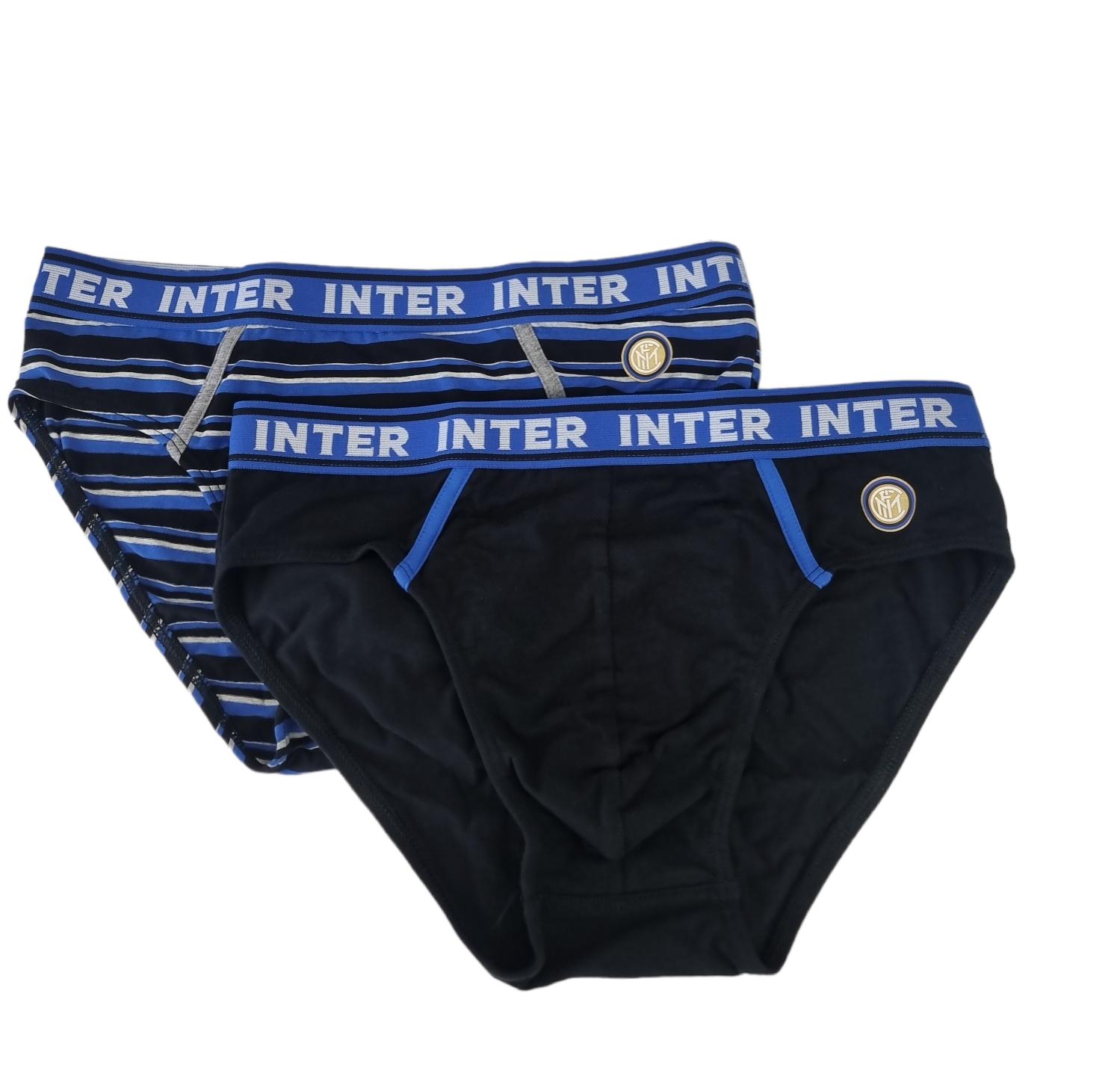 Slip da uomo in cotone FC Inter bi-pack