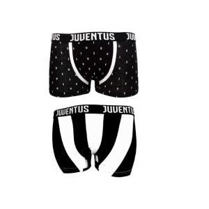 Boxer da uomo in cotone fc juventus bi-pack