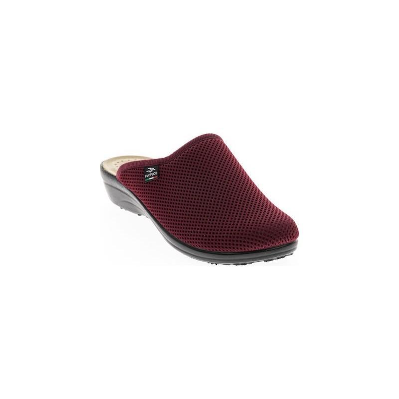 Pantofole Fly Flot Anoya donna tessuto tecnico bordeaux