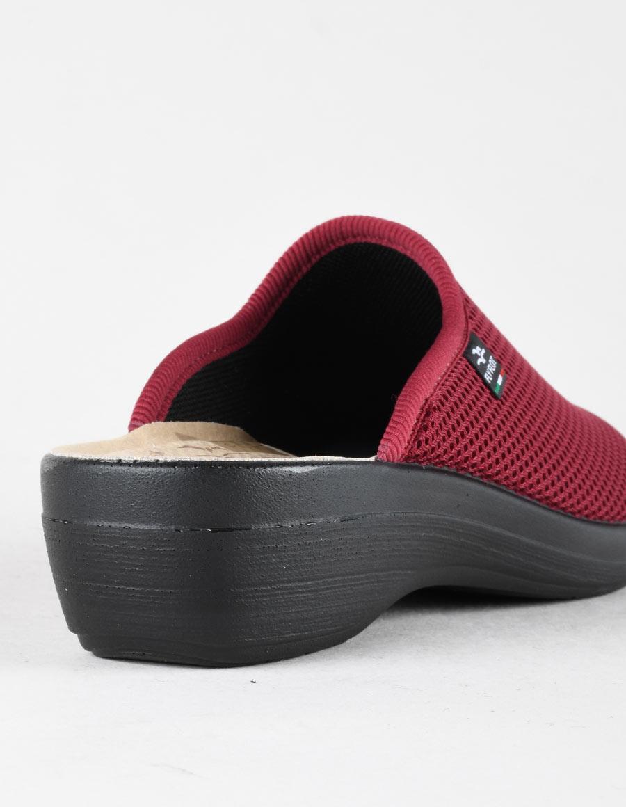 Pantofole Fly Flot Anoya donna tessuto tecnico bordeaux