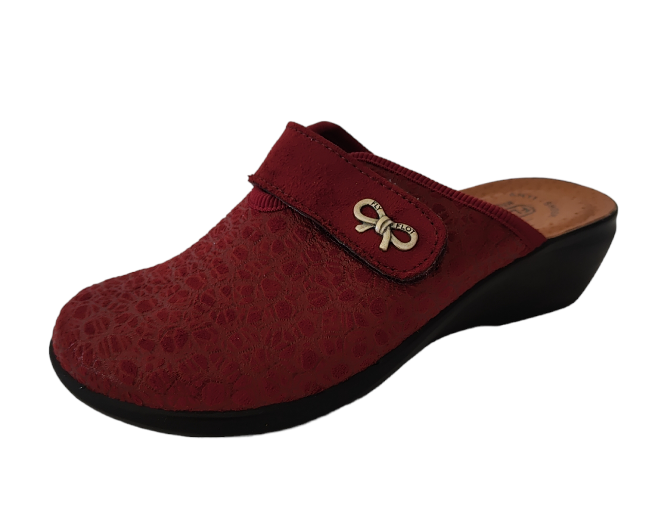 Fly Flot pantofole donna regolabile bordeaux