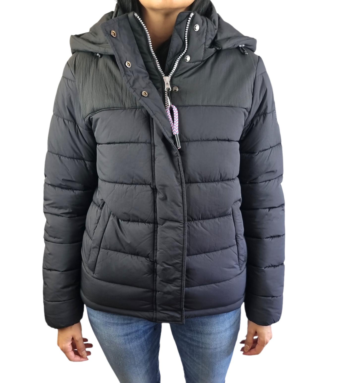 Giubbino donna Lumberjack modello Kluane nero