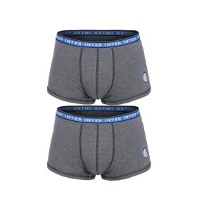 Boxer in cotone da ragazzo fc inter bi-pack