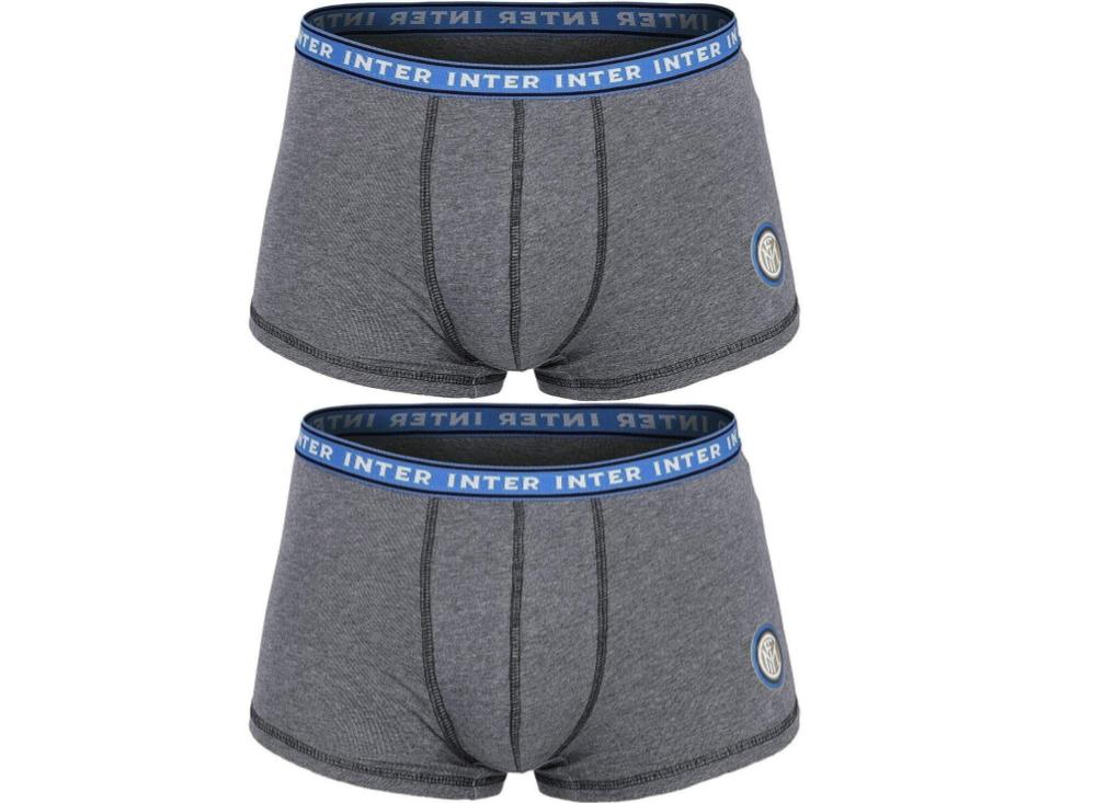 Boxer in cotone da ragazzo FC Inter bi-pack