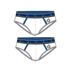 Slip da ragazzo in cotone fc inter bi-pack