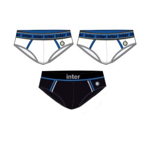 Slip da ragazzo in cotone fc inter tripack