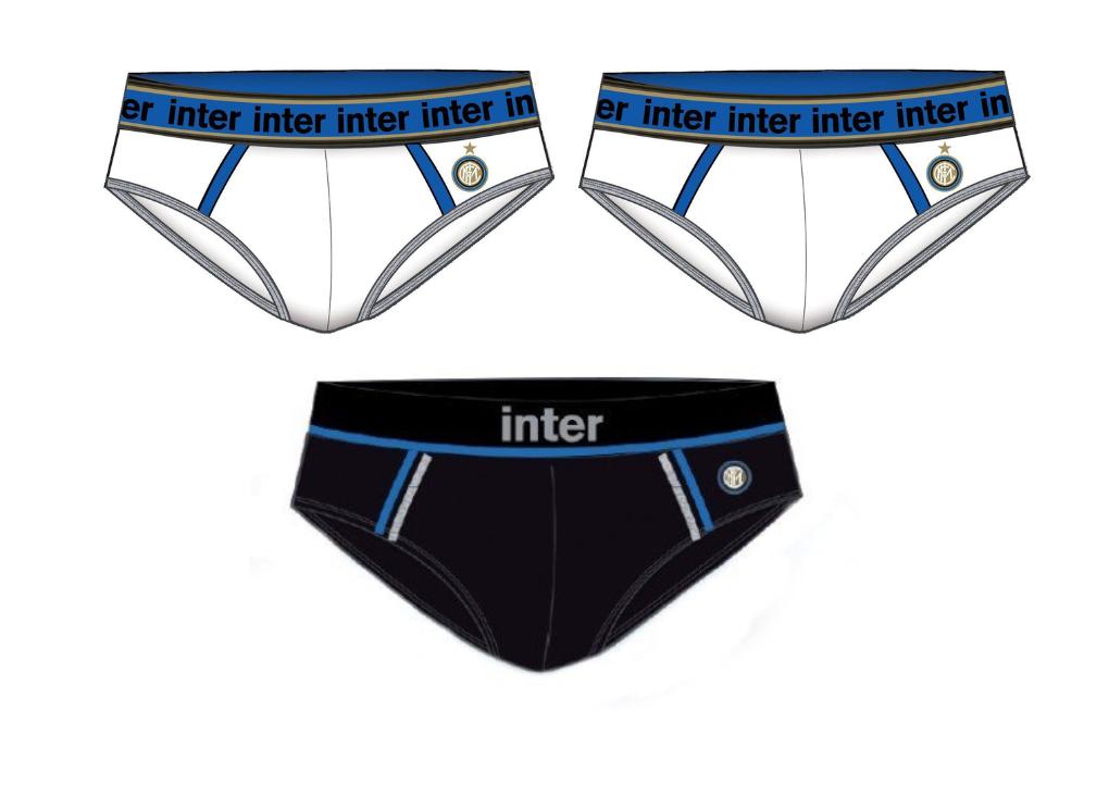 Slip da ragazzo in cotone FC Inter tripack