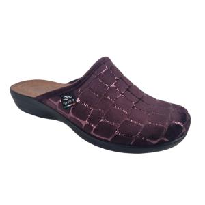 Pantofole donna  in velluto viola